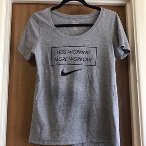 The Nike Tee: Gray